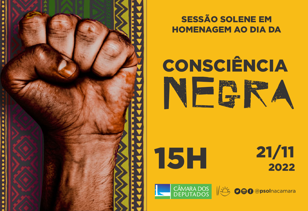 Câmara dos Deputados realizará Sessão Solene em homenagem ao Dia da Consciência Negra