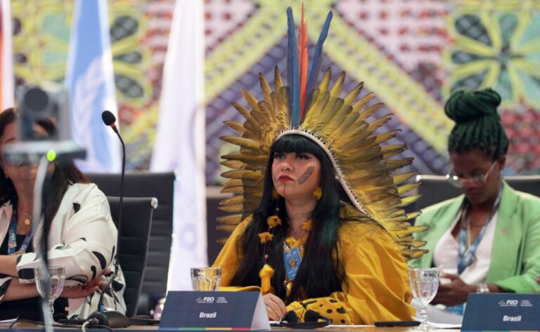 Comissão aprova projeto da deputada Célia Xakriabá que atribui à União a responsabilidade de demarcar e proteger terras indígenas