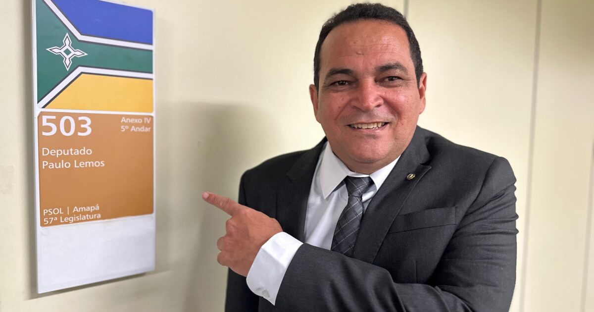 Paulo Lemos chega à Câmara Federal para defender a Amazônia, a justiça fiscal e os direitos sociais