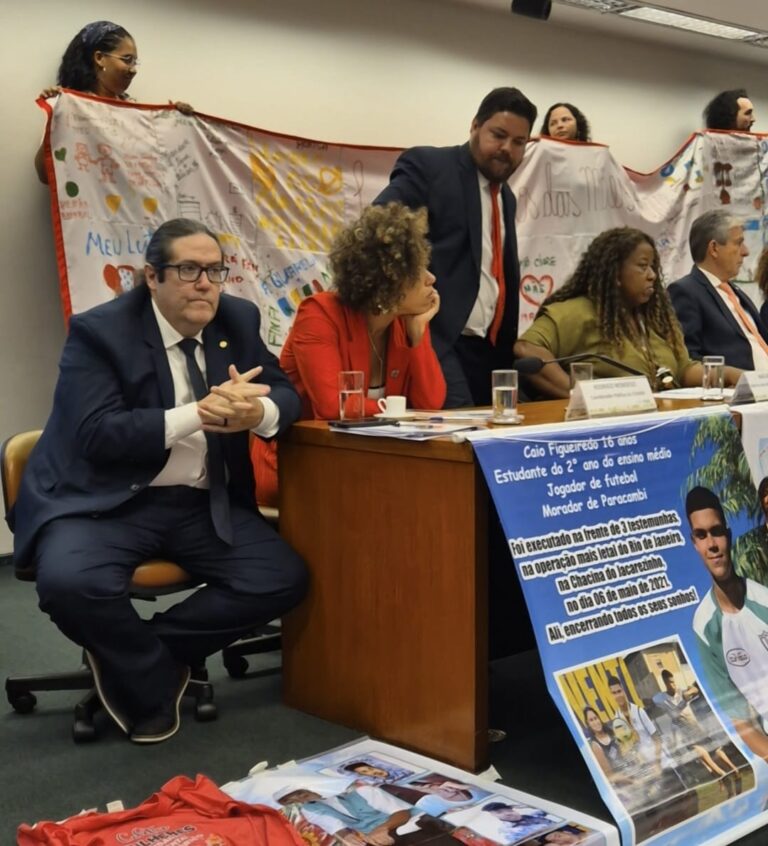 Tarcísio Motta defende políticas públicas contra a violência de Estado em audiência na Câmara