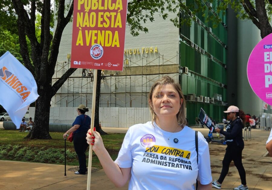 Deputada Professora Luciene lidera mobilização nacional contra a Reforma Administrativa