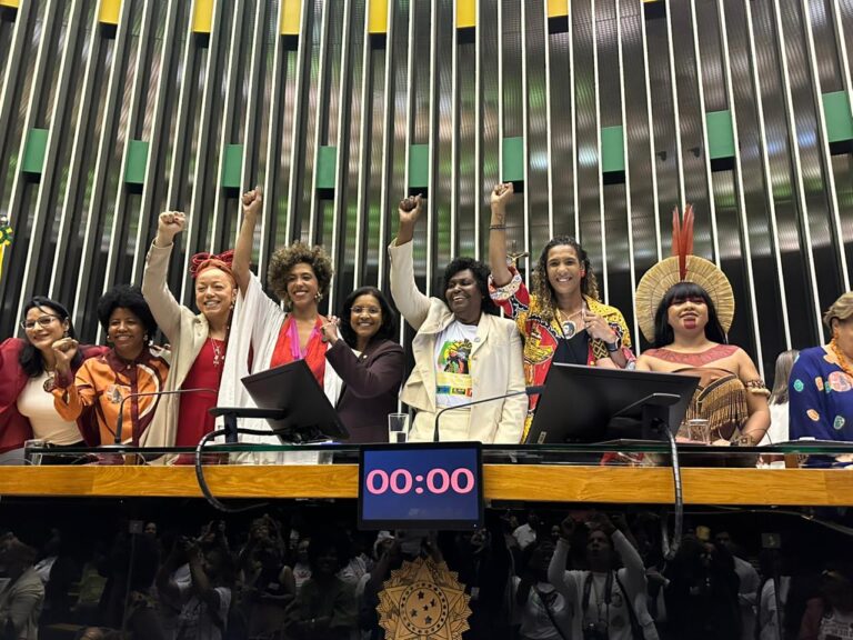 “Quando uma mulher negra avança, o povo brasileiro inteiro avança junto”, afirma Talíria Petrone na Marcha