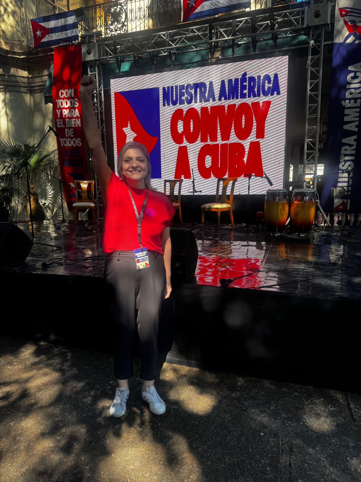 Professora Luciene integra missão internacional em Cuba e reforça solidariedade ao povo cubano