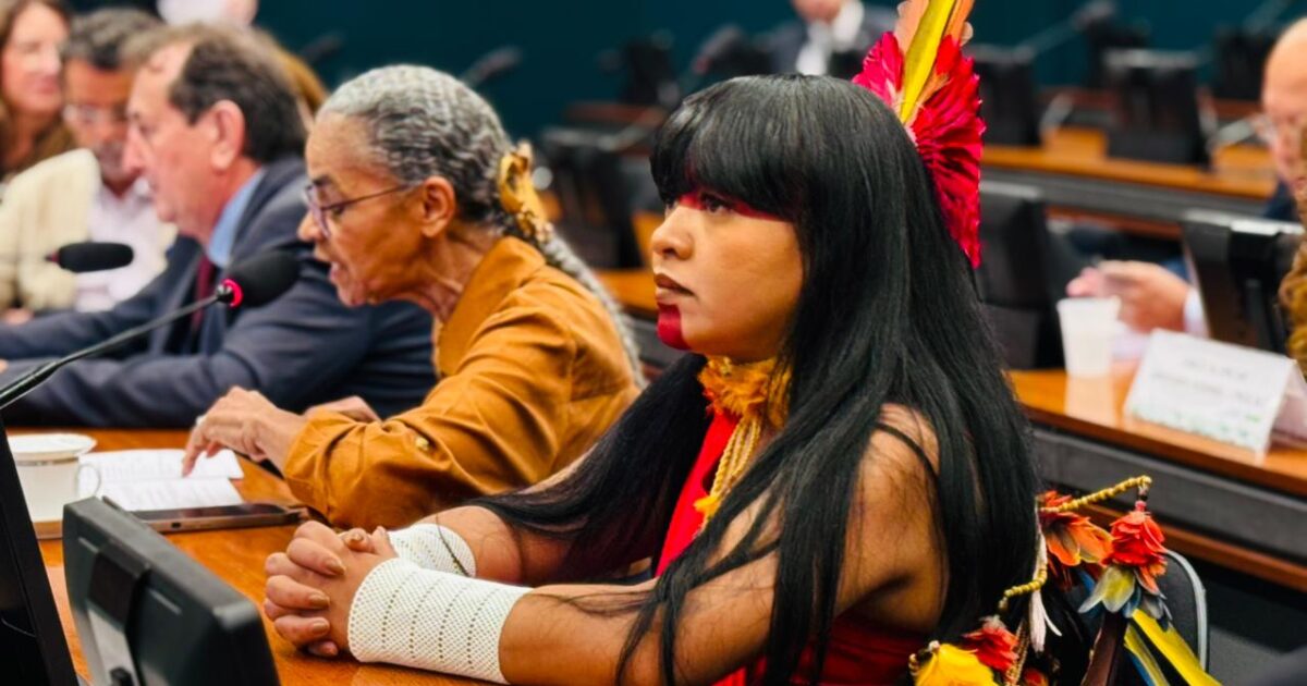 Mandato de Célia Xakriabá avança com moção ao ATL, projetos ambientais e combate ao racismo no Congresso