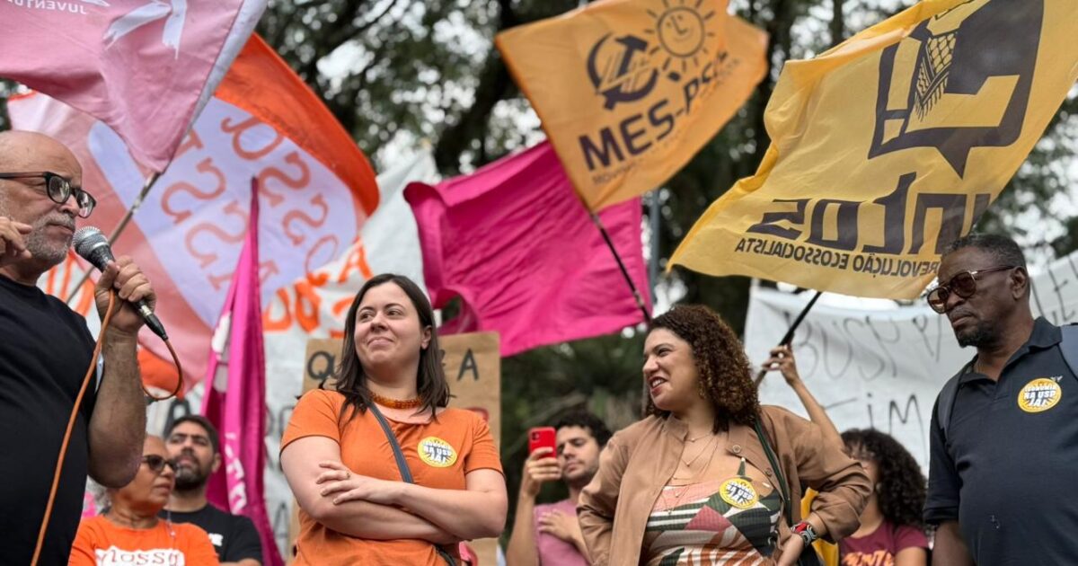 Greve na USP: Sâmia Bomfim participa de ato e reforça apoio à mobilização de trabalhadores e estudantes